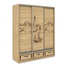 Шкаф-купе Корсар 3-1 (ВхШхГ)2248х1806х600 Шкаф-купе Корсар 3-1 (ВхШхГ)2248х1806х600