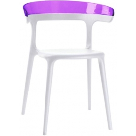 Стул Luna White‑Violet Стул Luna White‑Violet
