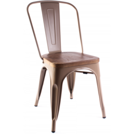 Стул Tolix Wood Cappuccino Стул Tolix Wood Cappuccino