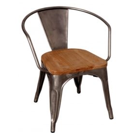 Стул Tolix Wood Steel PL Стул Tolix Wood Steel PL