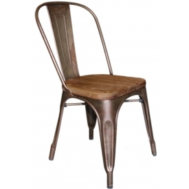 Стул Tolix Wood Coffee Стул Tolix Wood Coffee