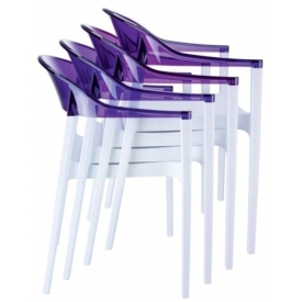 Стул Carmen White-Violet Стул Carmen White-Violet