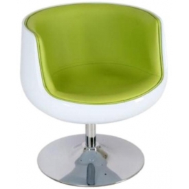 Кресло Mod-310 white-green Кресло Mod-310 white-green
