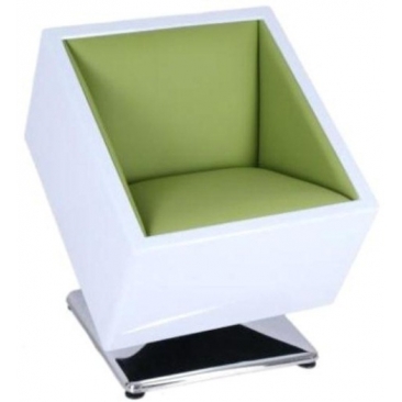 Кресло Mod-404 white-green