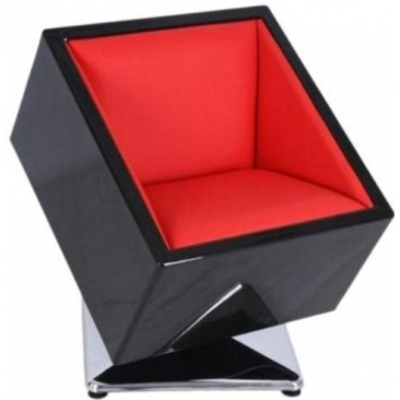 Кресло Mod-404 black-red