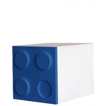Шкаф-куб Лего синий (ВхШхГ)400х400х520