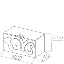 Ящик для игрушек Задира Денни