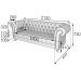 Диван 3-местный ЧЕСТЕР-3 