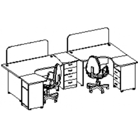 Комплект офисной мебели МОДЕРН-2