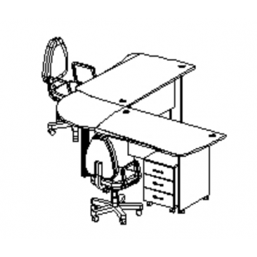 Комплект офисной мебели МОДЕРН-3