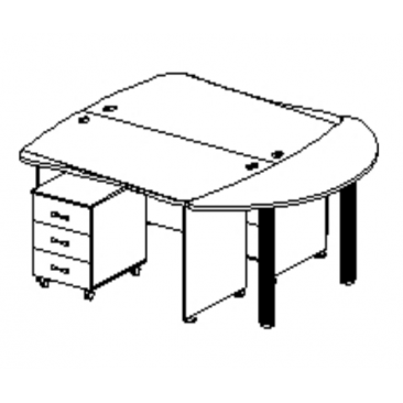 Комплект офисной мебели МОДЕРН-5