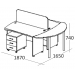Комплект офисной мебели МОДЕРН-6