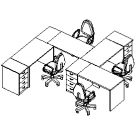 Комплект офисной мебели МОДЕРН-7