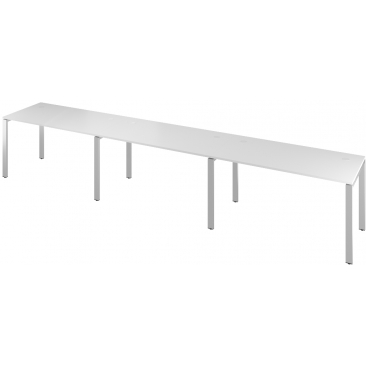 Бенч-система на 3 рабочих места ДУБЛИН ДРП-55-3 белый 