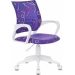 Кресло BUROKIDS-1 W фиолетовый Sticks 08 