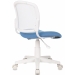 Кресло CH-W296NX белый/голубой