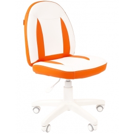 Кресло KIDS-122 белый/оранжевый