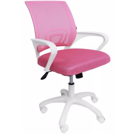 Кресло RICCI WHITE розовый