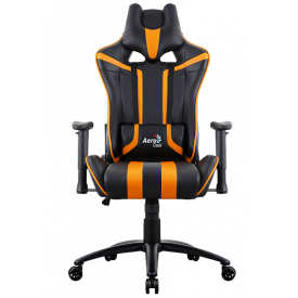 Кресло AEROCOOL AC120 AIR оранжевый/черный