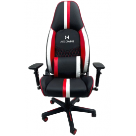 Кресло BOLID черный/красный