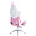 Кресло BUNNY розовый/белый