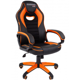 Кресло CHAIRMAN GAME-16 оранжевый/черный 