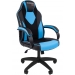Кресло CHAIRMAN GAME-17 черный/голубой
