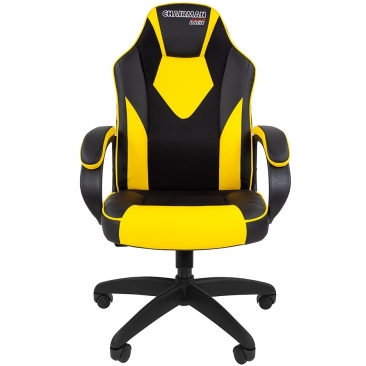 Кресло CHAIRMAN GAME-17 черный/желтый