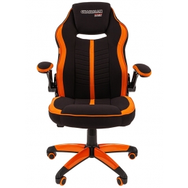 Кресло CHAIRMAN GAME-19 черный/оранжевый