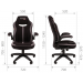 Кресло CHAIRMAN GAME-19 черный/серый