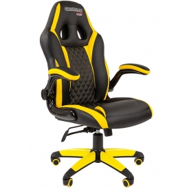 Кресло CHAIRMAN GAME-15 желтый/черный 