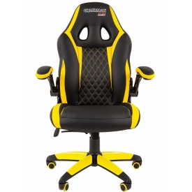 Кресло CHAIRMAN GAME-15 черный/желтый