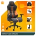 Кресло JAGUAR черный/оранжевый