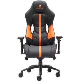 Кресло JAGUAR черный/оранжевый