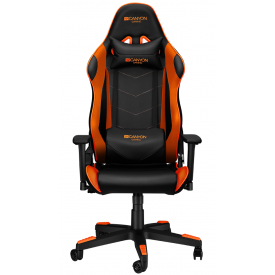 Кресло CANYON DEIMOS черный/оранжевый