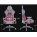 Кресло KITTY розовый/белый