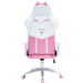Кресло KITTY розовый/белый