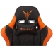 Кресло KNIGHT ARMOR черный/оранжевый  
