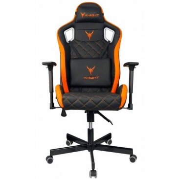 Кресло KNIGHT OUTRIDER черный/оранжевый