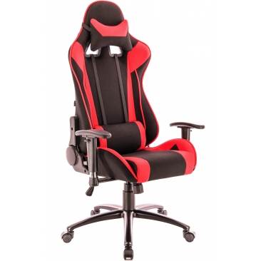 Кресло LOTUS-S4 черный/красный