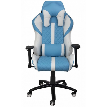Кресло SPRINTER белый/голубой