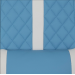 Кресло SPRINTER белый/голубой