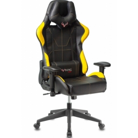 Кресло VIKING-5 AERO черный/желтый