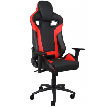 Кресло VIKING черный/красный