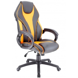 Кресло WING-TM черный/оранжевый