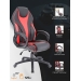 Кресло WING-TM черный/красный