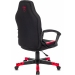 Кресло ZOMBIE-10 черный/красный