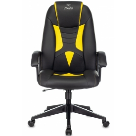 Кресло ZOMBIE-8 черный/желтый 