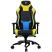 Кресло CYBERPUNK черный/желтый/голубой