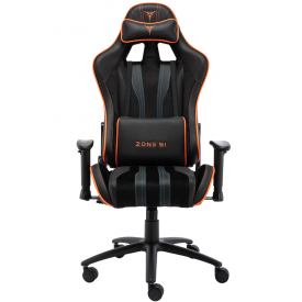 Кресло GRAVITY черный/оранжевый